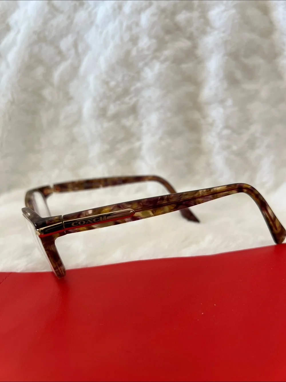 Coach Tortoise Shell Eye Glass Frame - Picture 5 of 5